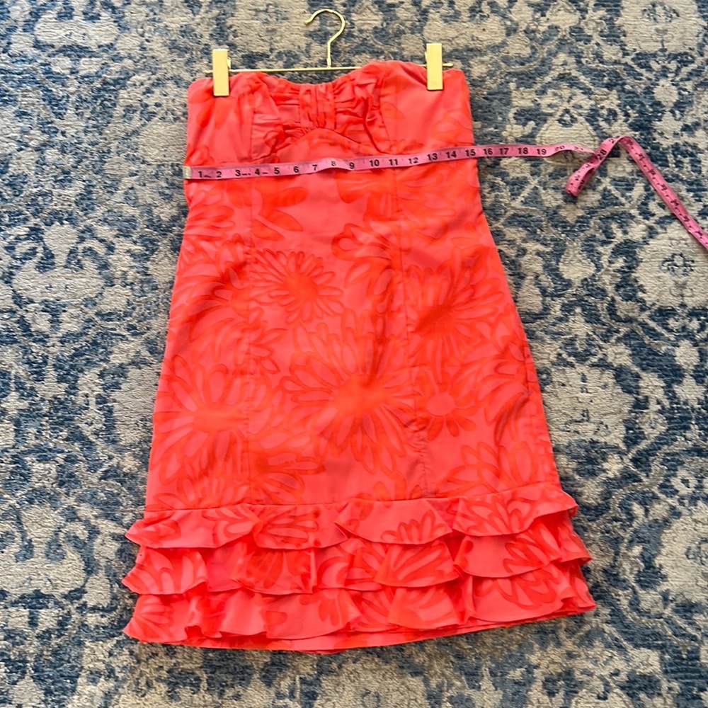 Lilly Pulitzer Vibrant Orange Backless Dress